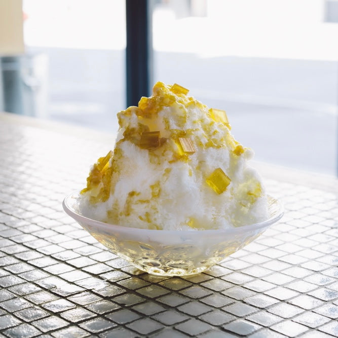 フクモリ馬喰町でも大人気「のし梅ミルクのかき氷」のつくりかた